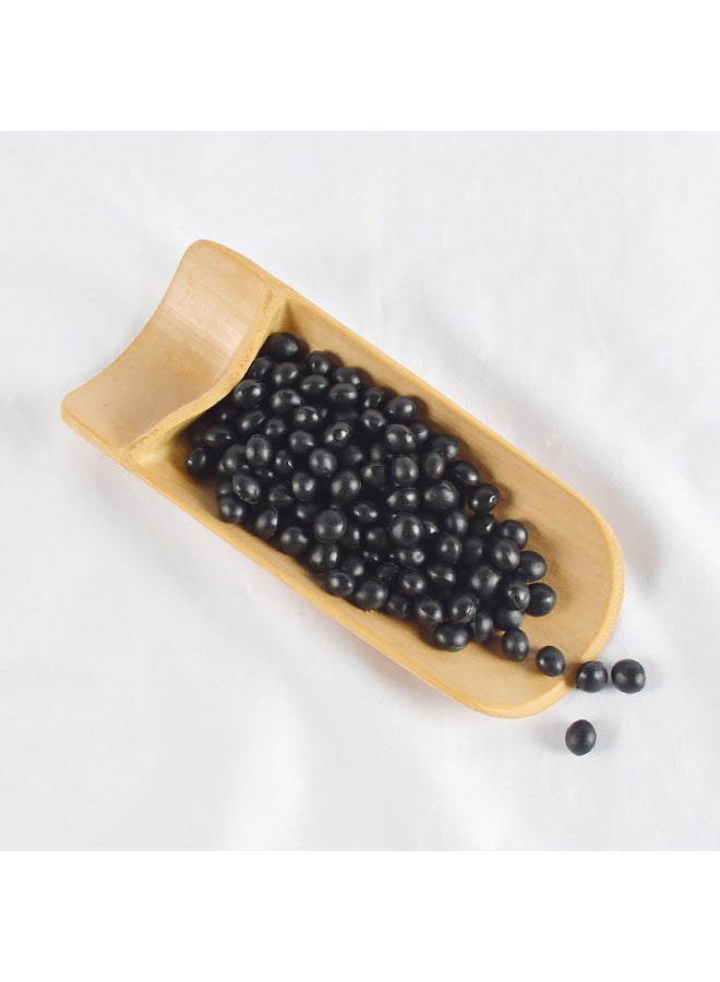Simulation Cereal Props Simulation Corn Soybean Soybean Rice Food Play Model Nuts Cashew Nuts Peanut Kernel-Color:Black Beans.-Dimensions:See Detailed Description For Dimensions - Image 1