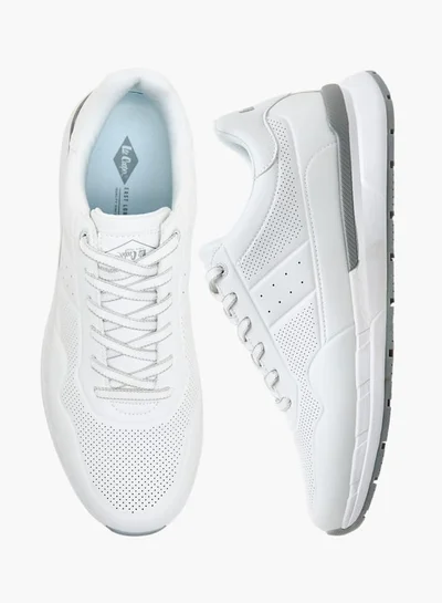Lee Cooper Men's  Perforated Detail Lace-Up Sneakers