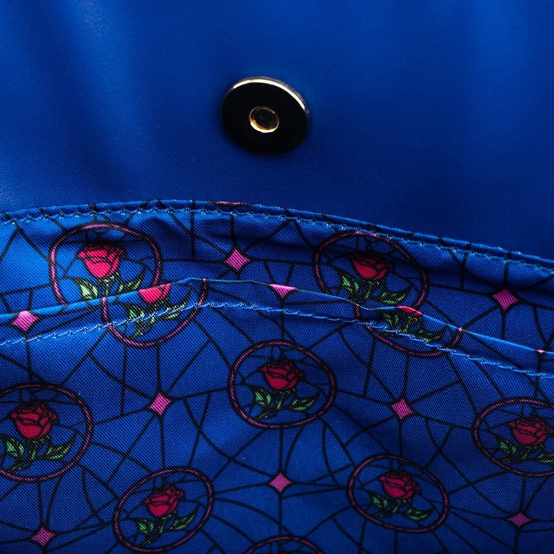 Loungefly حقيبة كروس بودي من لاونج فلاي × ديزني سلسلة قلعة الأميرة من الجميلة والوحش - Image 5