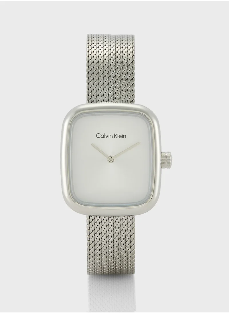 CALVIN KLEIN Twist Mesh Strap Analog Bracelet Watch