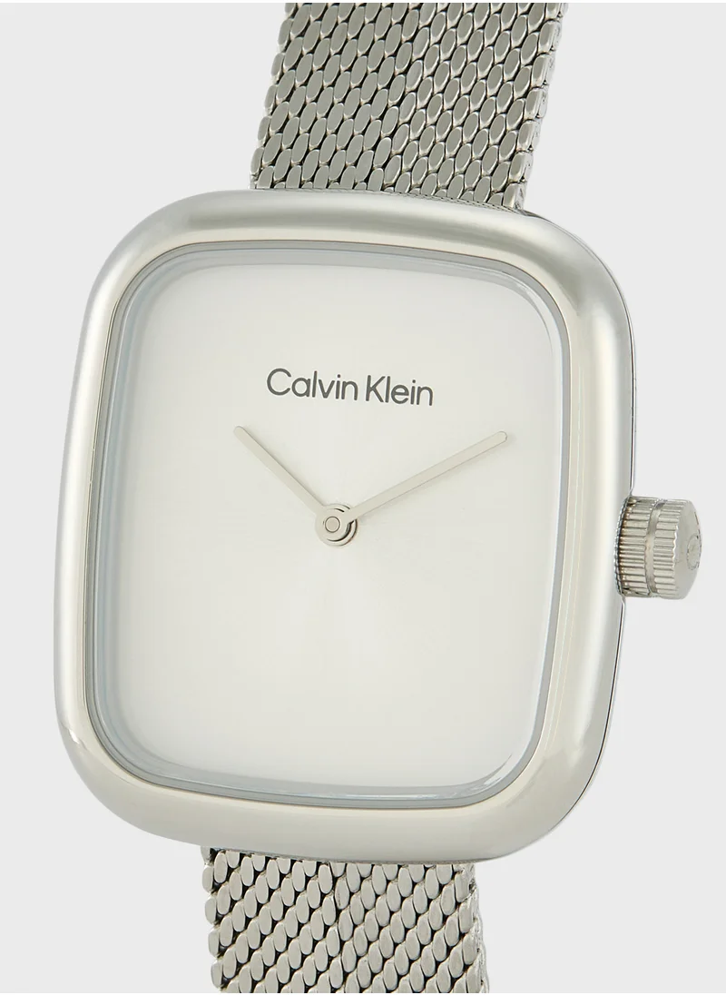 CALVIN KLEIN Twist Mesh Strap Analog Bracelet Watch