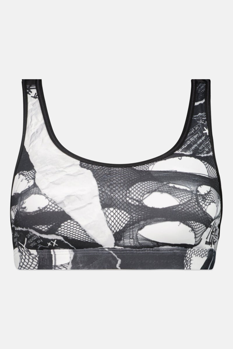 Reebok Women Non Padded Training Sports Bra, Black - Image 2
