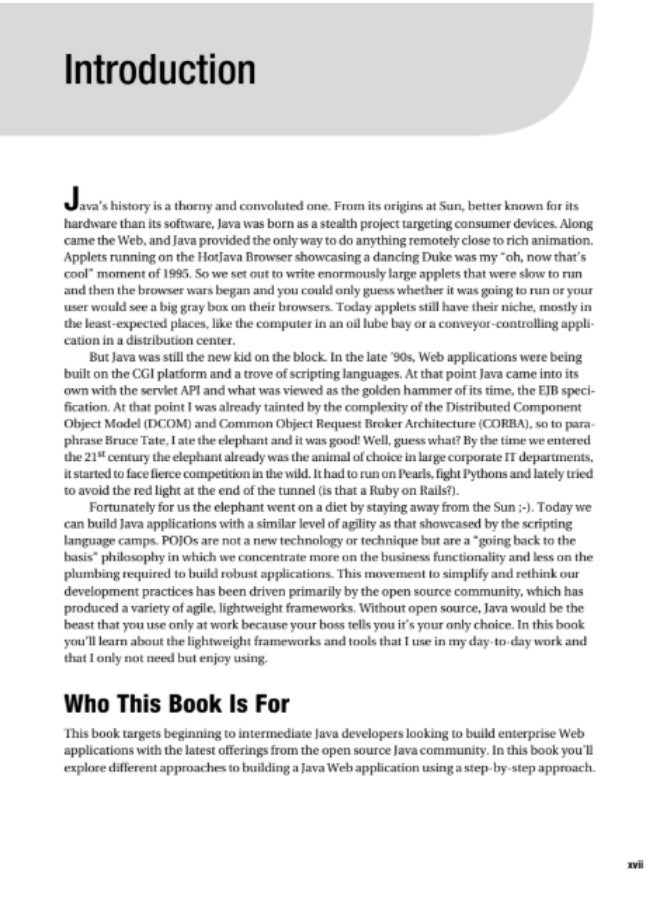 "Beginning POJOs: From Novice to Professional" is a book by Brian Sam-Bodden that aims to teach Java developers how to use "Plain Old Java Objects" (POJOs) to build lightweight, scalable web applications. - Image 4