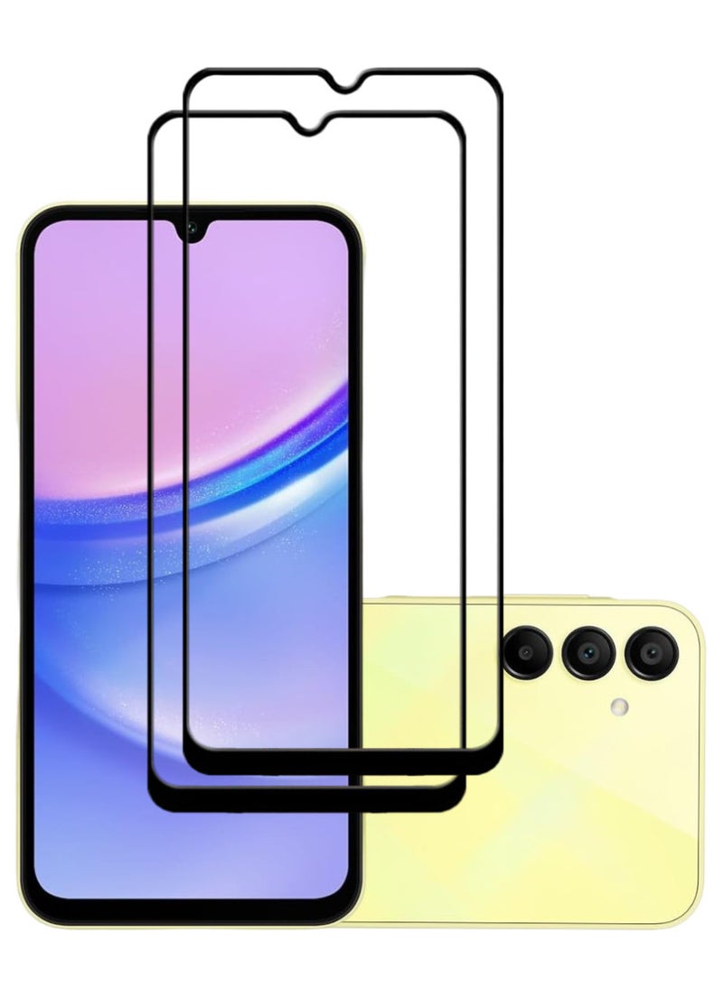 ACLIX 2 Pieces Antistatic ESD Dustproof Premium Quality High Definition Tempered Glass Screen Protector Designed For Samsung Galaxy A15 - Image 1