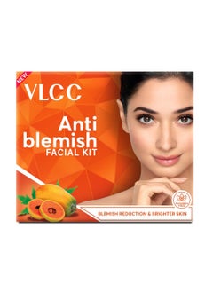 VLCC VLCC Anti Blemish Facial Kit - 60g | Skin Brightening Facial Kit for Dry, Sensitive and Oily Skin Types | Fight Blemishes and Dullness | Protects and Nourishes Skin.  - Image 1