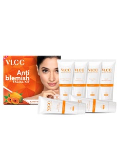 VLCC VLCC Anti Blemish Facial Kit - 60g | Skin Brightening Facial Kit for Dry, Sensitive and Oily Skin Types | Fight Blemishes and Dullness | Protects and Nourishes Skin.  - Image 2