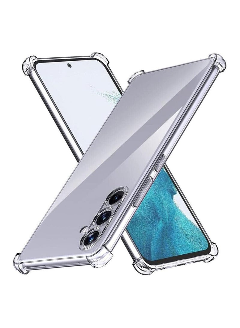 Case for Samsung Galaxy M54 Cover Clear Back Air Cushion Soft Silicone Shockproof Anti-Scratch Protective Bumper Shell Corner for Samsung Galaxy M54 5G - Image 1