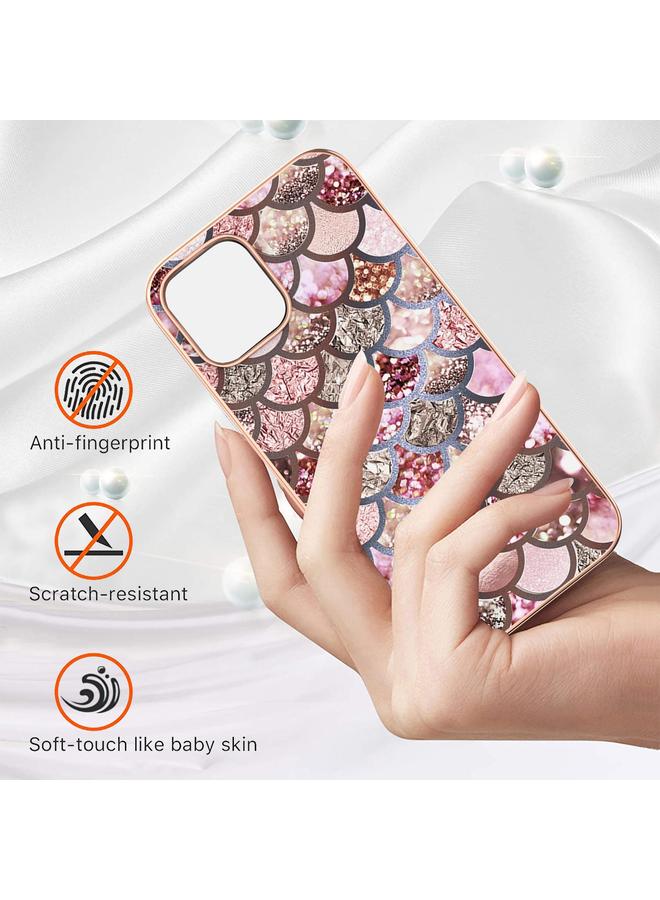 إيروريكس جراب لهاتف iPhone 13 mini بنمط طلاء كهربائي IMD TPU مقاوم للصدمات - Image 3