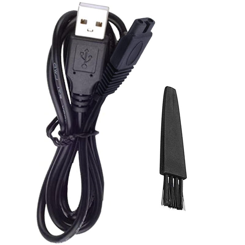 شاحن ماكينة حلاقة للرجال SOLO قابلة لإعادة الشحن بديل كابل شحن ماكينة الحلاقة الكهربائية 5V USB مع فرشاة تنظيف 1 عبوة
