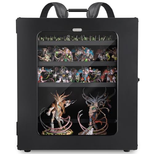 Kreapa Miniature Storage Case, Minatures Transport Case, Stackable Miniature Carrying Case, Easy Transportation And Storage For Warhammer 40k (Large Size) - Image 1