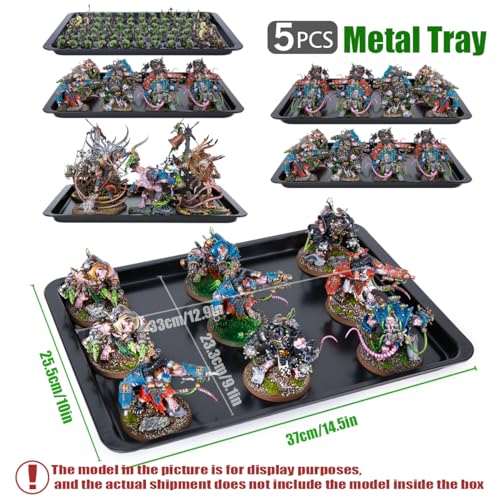 Kreapa Miniature Storage Case, Minatures Transport Case, Stackable Miniature Carrying Case, Easy Transportation And Storage For Warhammer 40k (Large Size) - Image 5