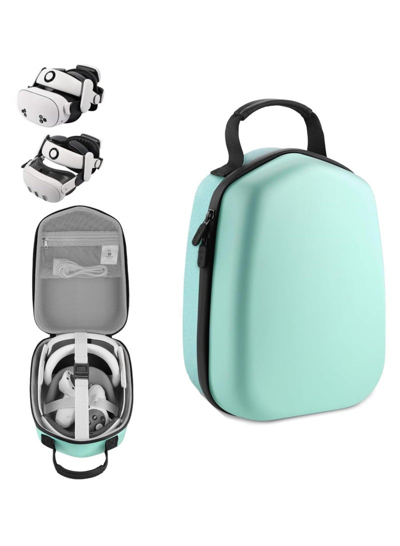 حقيبة حمل لألعاب ميتا كويست 3/3s، متوافقة مع سماعة ألعاب الواقع الافتراضي الرسمية ذات الحزام الأصلي من Elite، حقيبة محمولة لأدوات التحكم باللمس - Image 1