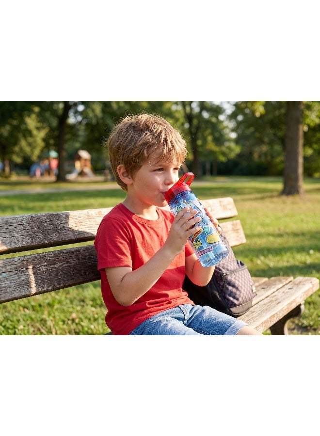 Stor Cars Ecozen Water Bottle for Kids – 580ml BPA-Free Leakproof Sipper Bottle with Durable Ecozen Material, Lightweight School Water Bottle for Daily Hydration, Travel & Outdoor Use - Image 5