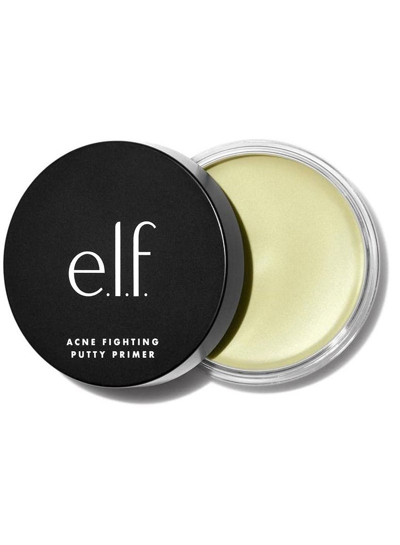 elf e.l.f. Acne Fighting Putty Primer, Infused with 1.8% Salicylic Acid, Prevents Breakouts & Reduces Redness, Minimizes Pores & Preps Skin, 0.74 Oz (21g) - Image 1