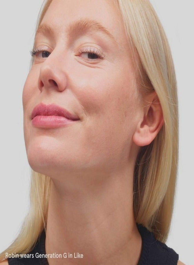 جلوسير أكثر لمعانًا  أحمر شفاه بلمسة نهائية غير لامعة من جينيريشن جي، مثل - وردي فاتح منعش - 3 جرام - Image 5