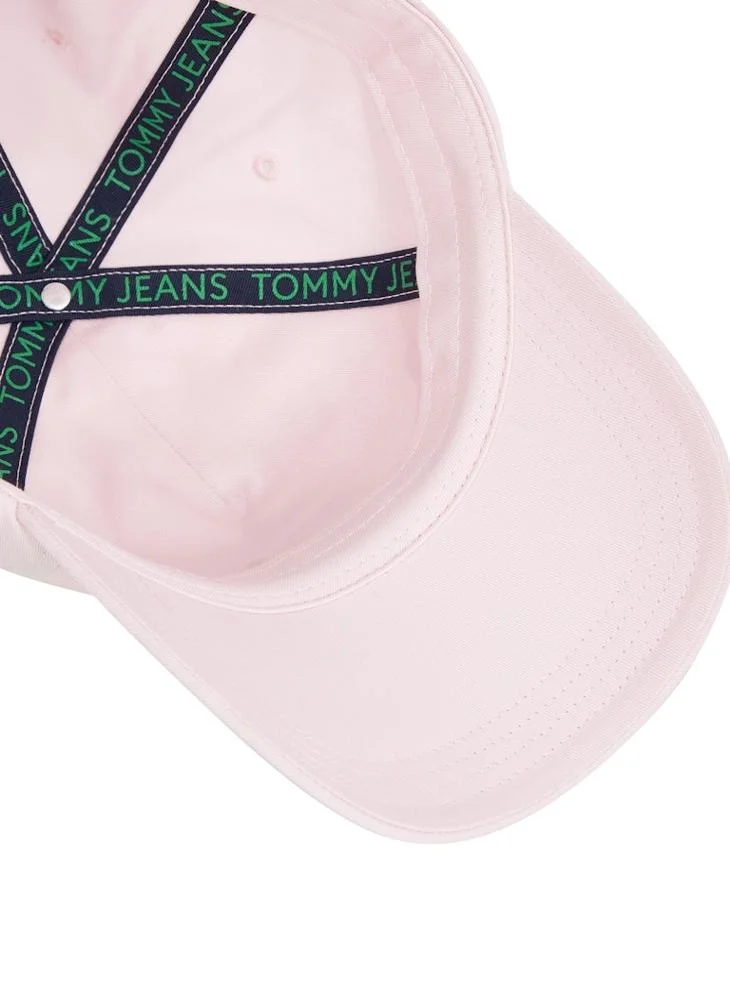TOMMY JEANS Logo Detailed Curved Peak Caps