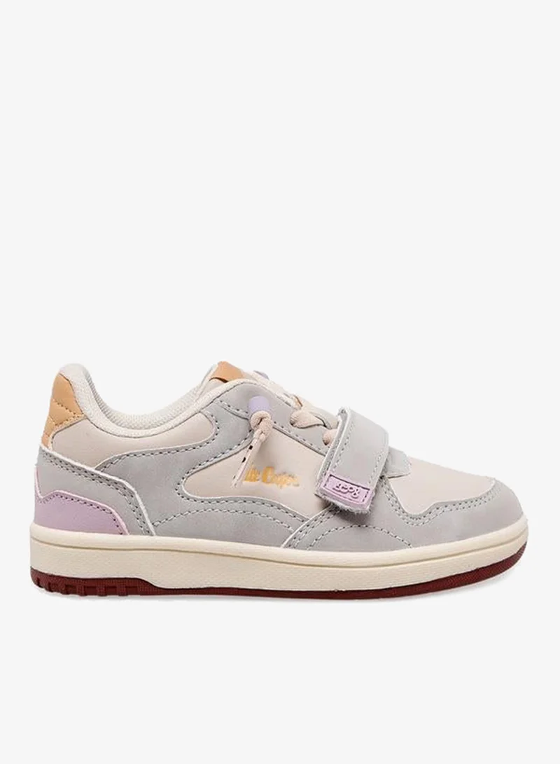 Lee Cooper Girls Hook & Loop Ankle School Sneakers
