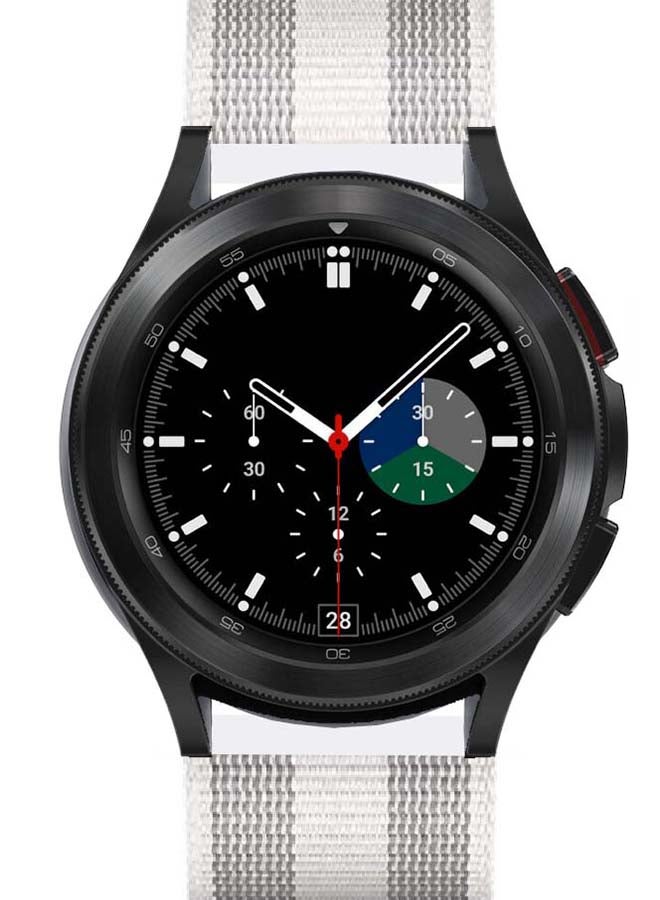 بيرفيي سوار بديل لساعة سامسونج جالاكسي 4. شريط أبيض - Image 2