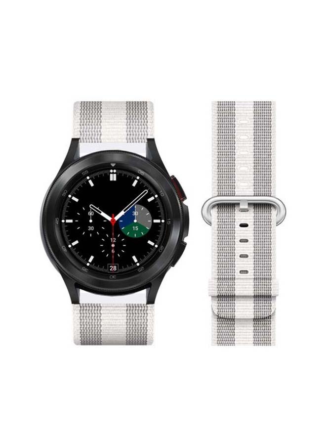 بيرفيي سوار بديل لساعة سامسونج جالاكسي 4. شريط أبيض - Image 1