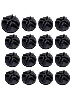 HAPY SHOP 40 Pieces Plastic Storage Cube Connectors Wire Cube Connectors for Modular Closet Storage Organizer and Wire Grid Cube Storage Shelving(Black)