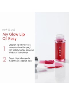 TIRTIR My Glow Rosy Lip Oil, 0.19 fl oz (5.7 mL)  - Image 5