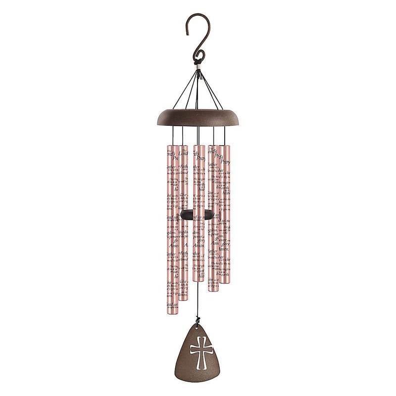Carson Wind ChimeSonnetLords PrayerRose Gold 30