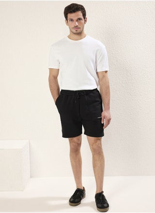 Black Regular Cut Text Printed Shorts&Bermuda - pzsku/Z9F2FC98A197B15E2B8B6Z/45/1749698605/664870ac-a3a4-4ea1-a72e-c10d358ce999
