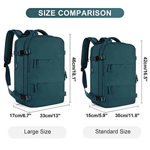 coofay Large Travel Backpack For Women Men Airline Approved Carry On Backpack Flight Approved Waterproof Sports Luggage Backpack Casual Daypack Small Hiking Backpack - Image 4