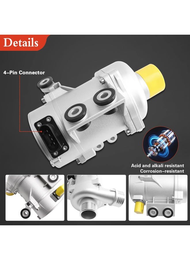 DWLDMLWC Electric Engine Water Pump for BMW 328i 13-18 3.0L.L6,325i 323i 330i 328xi 328ixDrive 330xi 528i 530i 528xi 528ixDrive 525i 525xi 530xi 325xi 128i X5 X3 Z4,Reference# 11517546994 - Image 4