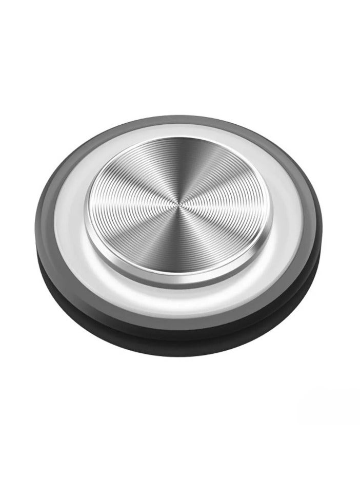 Game Joystick Rocker, Suction Up Touch Screen Controller, Sensitive Round Game Joystick Mobile Phone Rocker, High Quality Metal Button Controller For Tablet Android Iphone, (1pc, Black) - Image 1