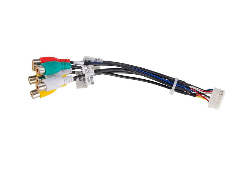 12Pin AV RCA Wire Harness Compatible for Pioneer DMH130BT DMH240EX DMH340EX AVH241EX - Image 1