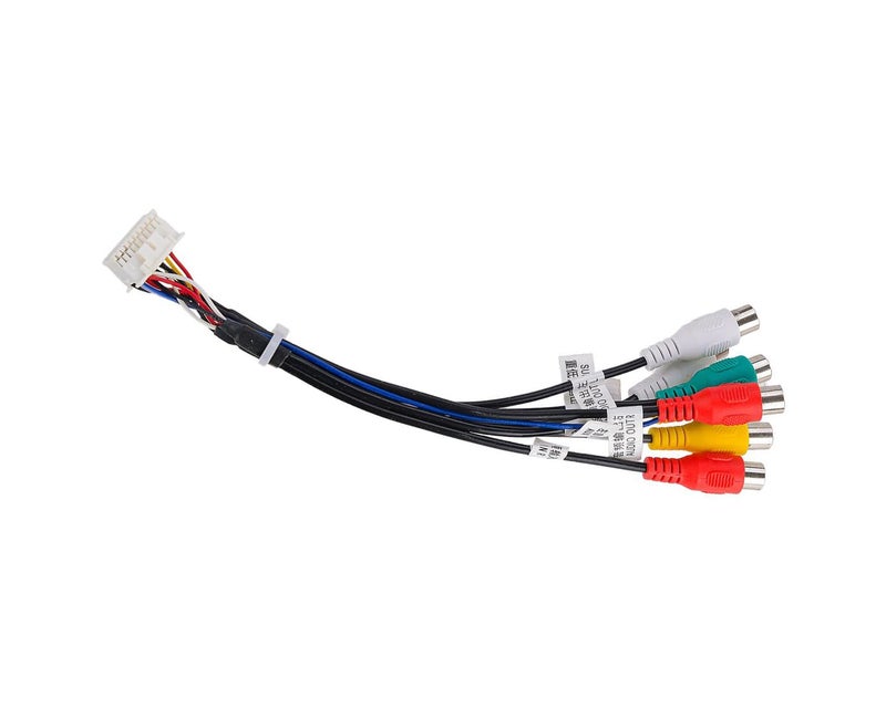 12Pin AV RCA Wire Harness Compatible for Pioneer DMH130BT DMH240EX DMH340EX AVH241EX - Image 2