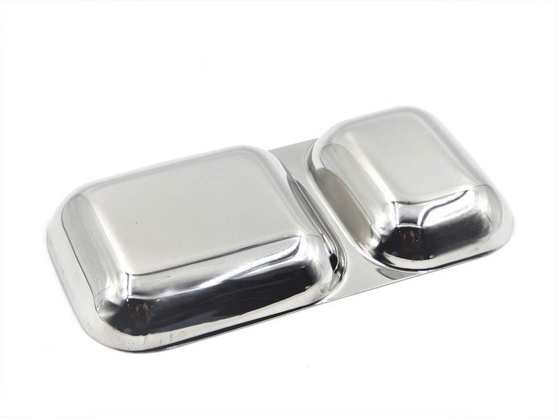 JEE ALTO Premium PAV BHAJISnack PlatePARTITION Plate 2 in 1 20 Gauge Heavy Duty Set of 4 PCS - Image 5