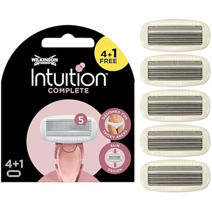 Wilkinson Sword  Intuition Complete Razor for Women 41 Free Replacement Blades Skin Protect Gel for Smooth Glide