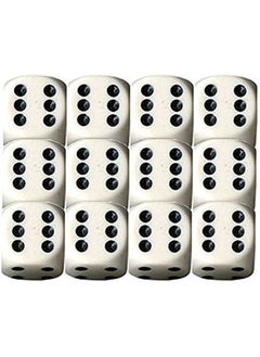 Opaque 16Mm D6 White/Black Dice Block 12 Pipped Dice Multicolor - pzsku/Z9F3028949209A32EA093Z/45/_/1652762936/a59f1783-9649-4ea7-a368-9ad3f7a1702b