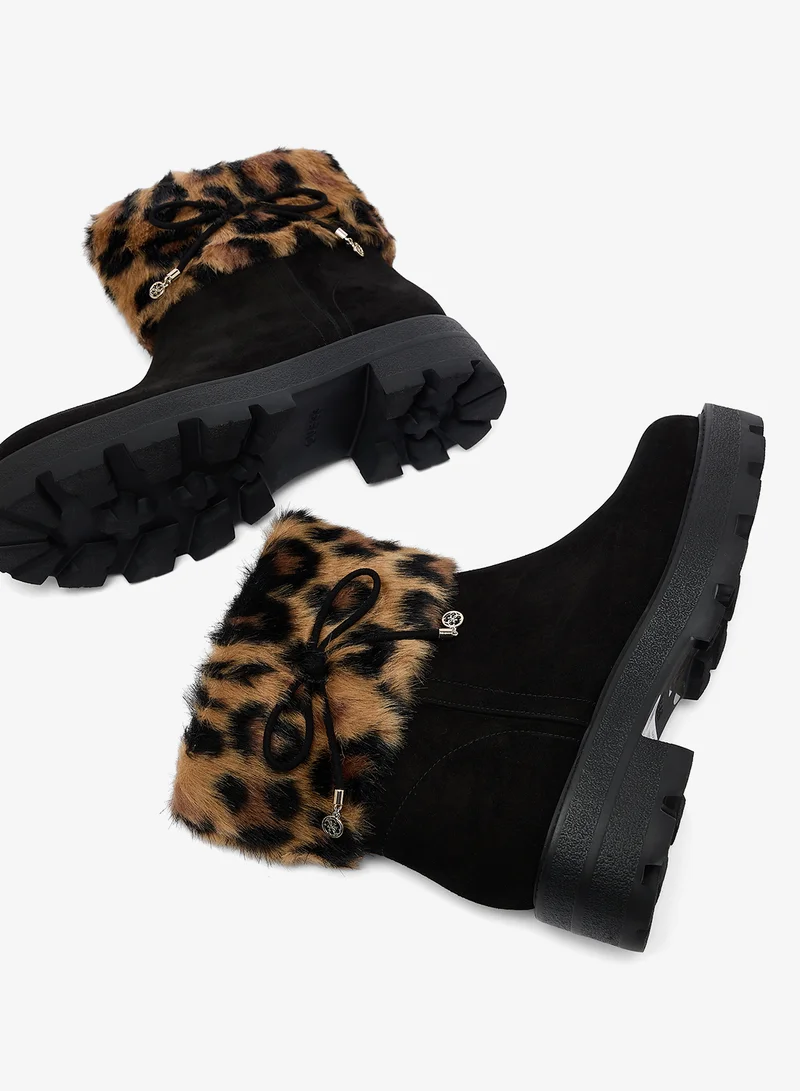 GUESS Black Casual Ankle Boots for Women | Best Price UAE