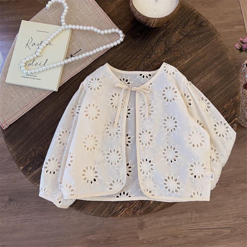 Girls' Sun Protection Clothing Summer Thin Women'S Summer Clothing Baby Jacket Breathable Kidsren'S Sun Protection Clothing Forest Style - Image 1