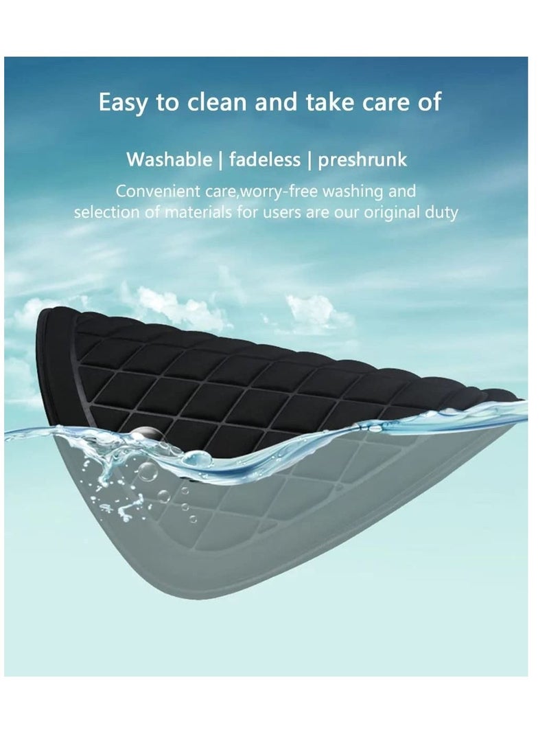 Excefore Cooling Breathable Car Seat, 3D Decompression Car Seat, Improve Driving View Car Seat, Suitable for Car, Truck, Office Chair (Black) - Image 5