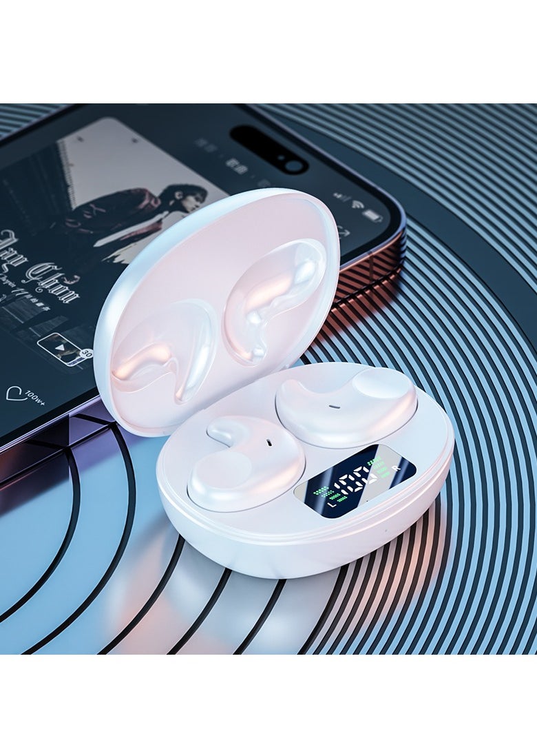 Generic - 2025 New Sleep Bluetooth Earbuds – TWS Mini Wireless In-Ear Headphones, Noise Cancelling, Pressure-Free for Side Sleepers, Long Battery Life (58 Hours), 6 Hours Playback, Smart LED Power Display - Image 1