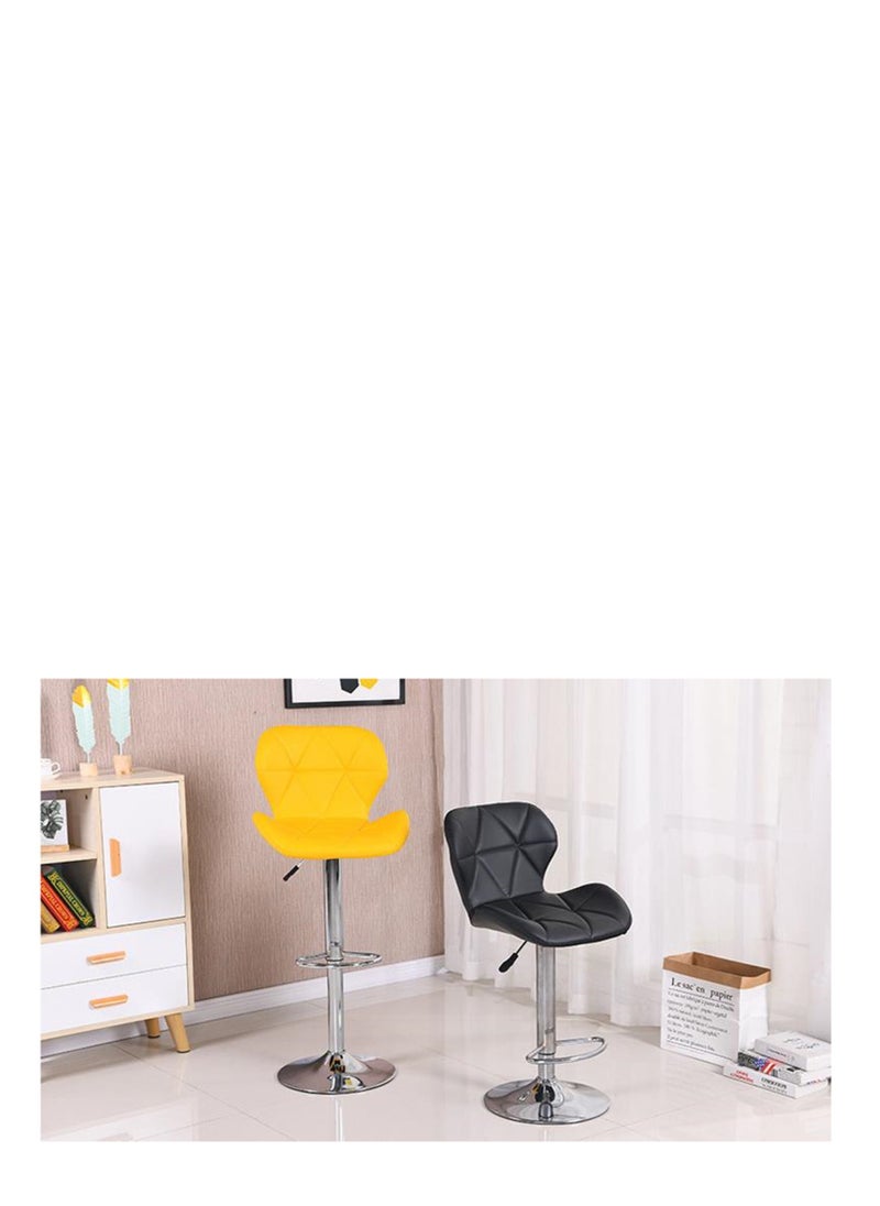 Generic - Bar Chairs Swivel Height Adjustable Bar Stools PU Leather Padded Breakfast Barstools - Image 1