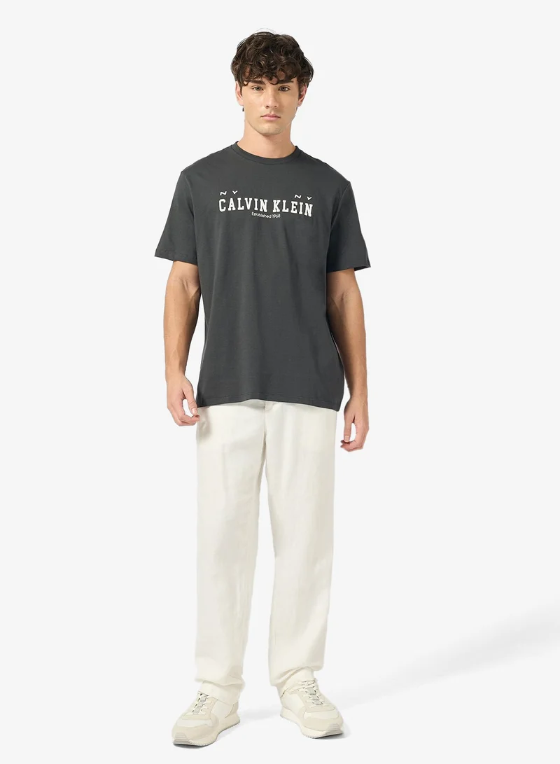 Calvin Klein Jeans  Graphic Short Sleeve T-Shirt for Men | Best Price UAE