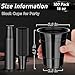 Dualshine 100 Pack Black Plastic Cups 16 oz Disposable Cups for Party Heavy Duty Drinking Cups Halloween Cup for Wedding Birthday Beer Taste Serving Snack Sample Tastings Barbecues Picnic - Image 4