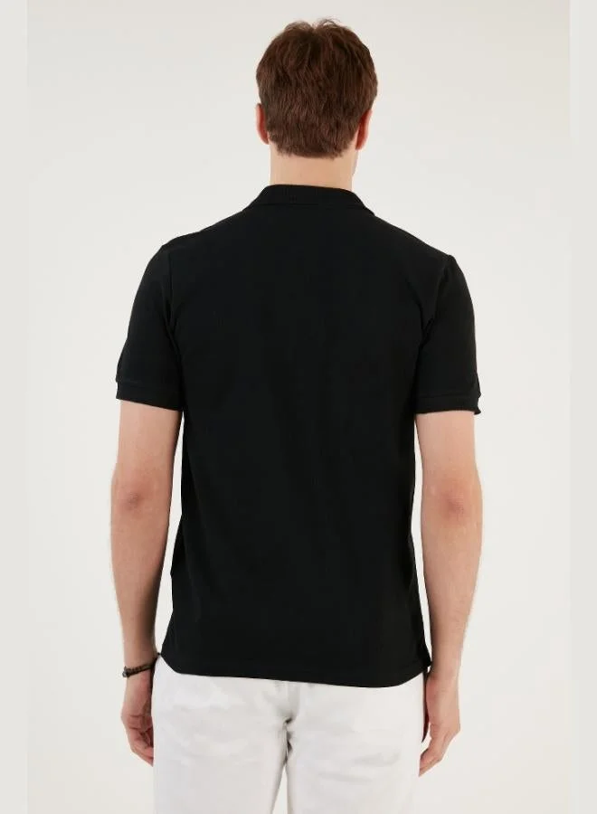 Buratti  Buratti Cotton Regular Fit Button-Down Polo Collar T-Shirt Men's POLO COLLAR T-SHIRT 5902739 for Men | Best Price UAE