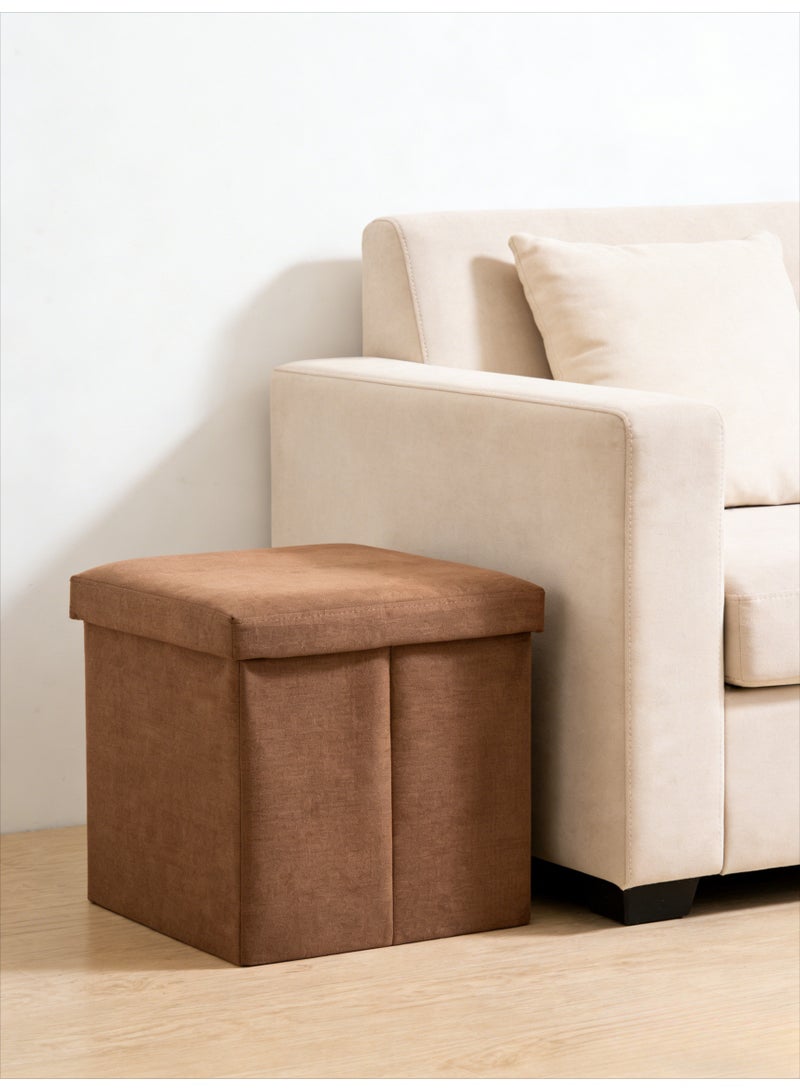 CKIKH Storage stools, folding storage footstools, soft cushioned chairs for dormitories and living rooms, multi-functional space-saving storage toy boxes, and storage boxes for bedrooms and hallways. - Image 3