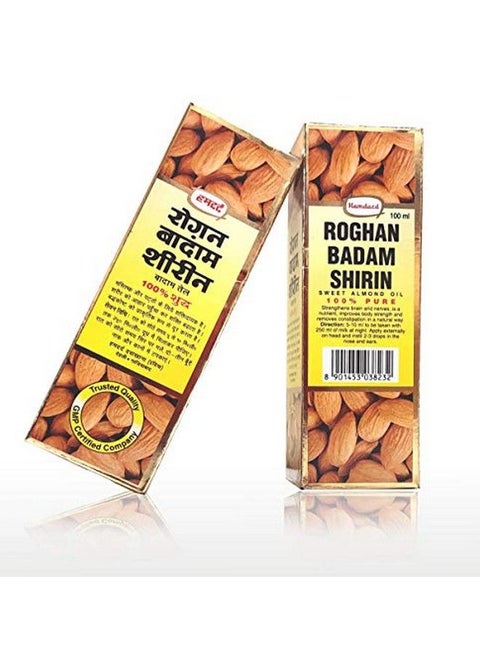 Rogan Badam Shirin Sweet Almond Oil For Combination Skin (100 G)