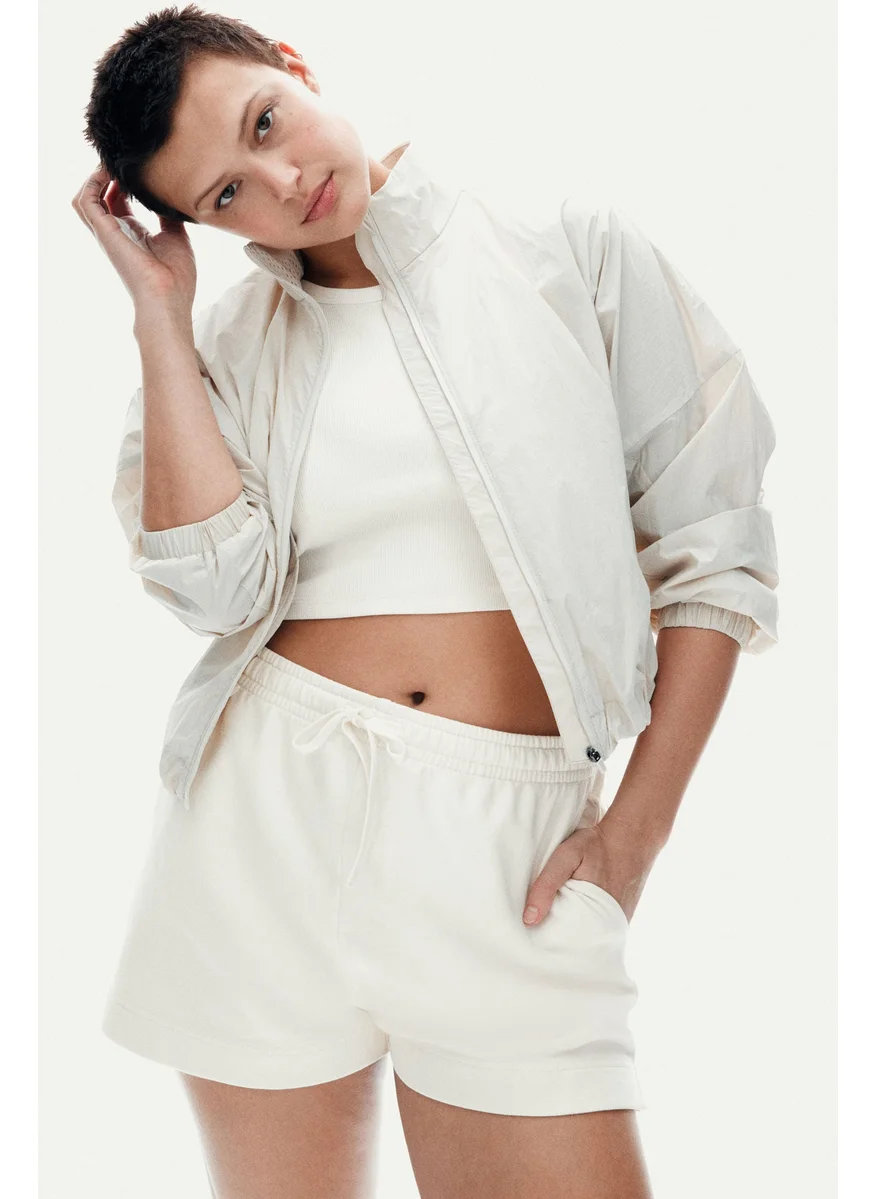 H&M Washed Cotton Sweatshorts