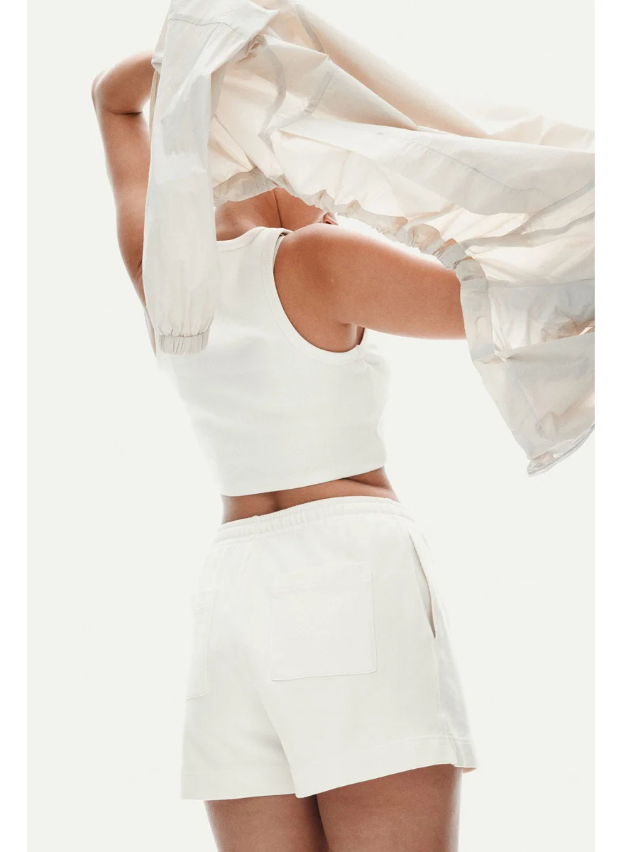H&M Washed Cotton Sweatshorts