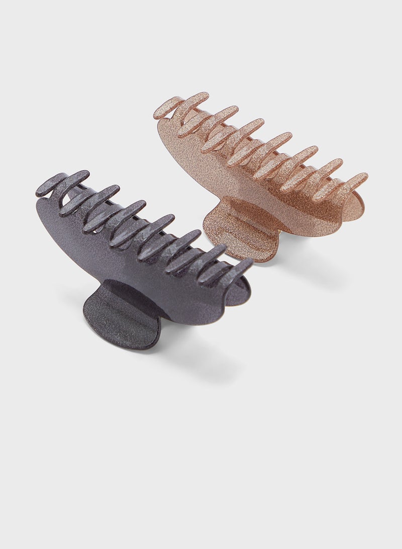 ELLA 2 Pack Metallc Claw Clip - Image 3