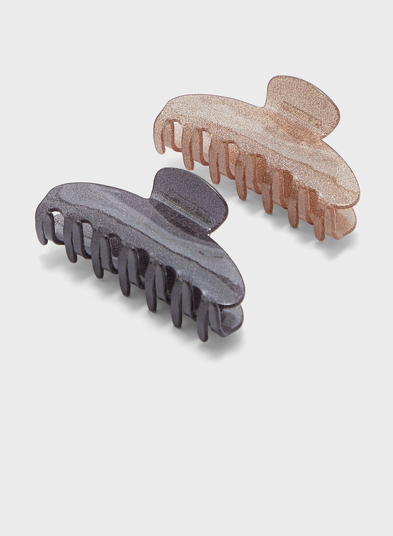 ELLA 2 Pack Metallc Claw Clip - Image 2