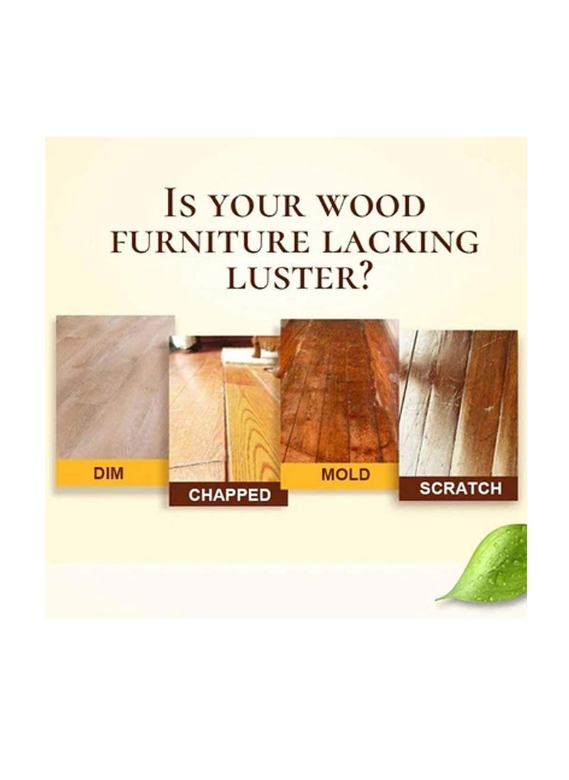 Generic - Beeswax Furniture Polish, 2 Pcs Wood Seasoning Beeswax with 2 Pcs Sponges for Furniture Wood Wax, All-Purpose Wood Floor Protector, Protect Dining Table, Floor Doors, Chairs Cabinets - Image 1